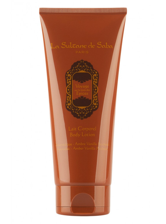 ЛОСЬОН ДЛЯ ТЕЛА АМБРА ВАНИЛЬ И ПАЧУЛИ LA SULTANE DE SABA 200ml