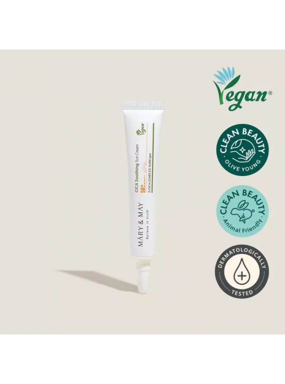 КРЕМ СОЛНЦЕЗАЩИТНЫЙ УВЛАЖНЯЮЩИЙ SPF50+ / PA++++ MARY & MAY 12g