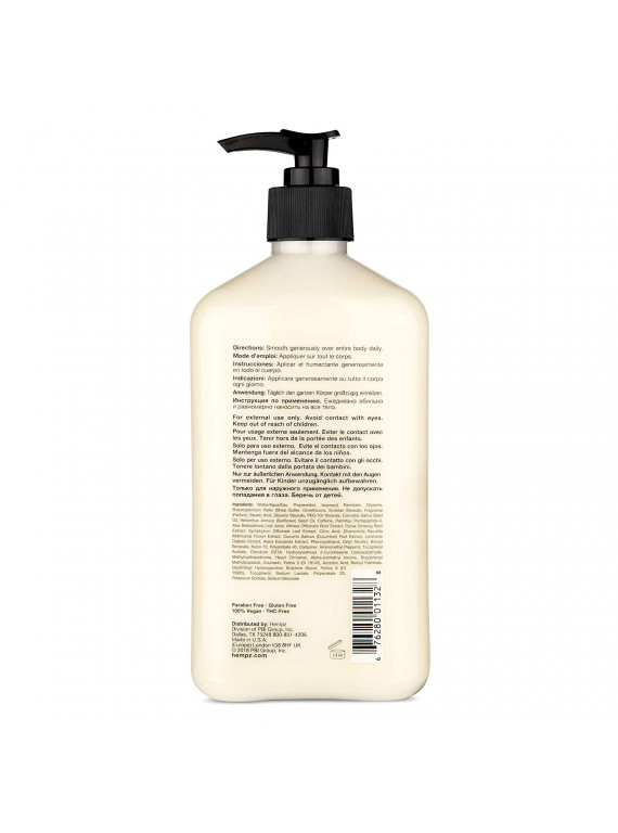 МОЛОЧКО ДЛЯ ТЕЛА УВЛАЖНЯЮЩЕЕ АНТИВОЗРАСТНОЕ HEMPZ 500ml