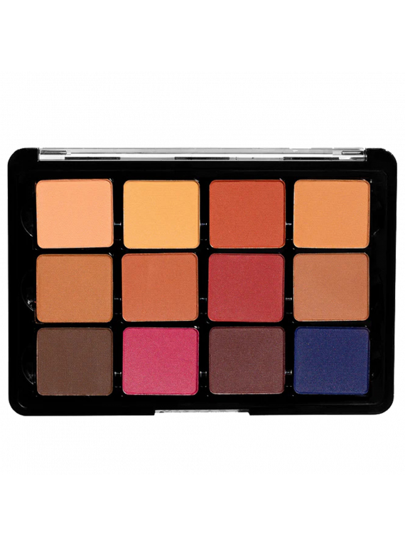 ТЕНИ ДЛЯ ВЕК 12 ЦВЕТОВ NEUTRAL MATTES MILIEU VISEART 18g