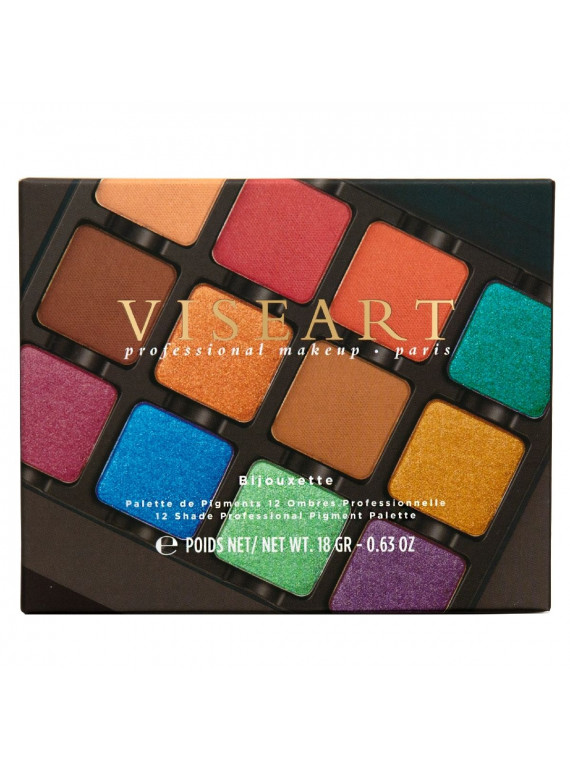 ТЕНИ ДЛЯ ВЕК 12 ЦВЕТОВ BIJOUXETTE VISEART 18g