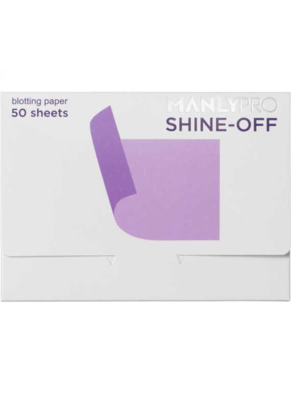 САЛФЕТКИ ДЛЯ ЛИЦА МАТИРУЮЩИЕ SHINE-OFF MANLY PRO 50pcs