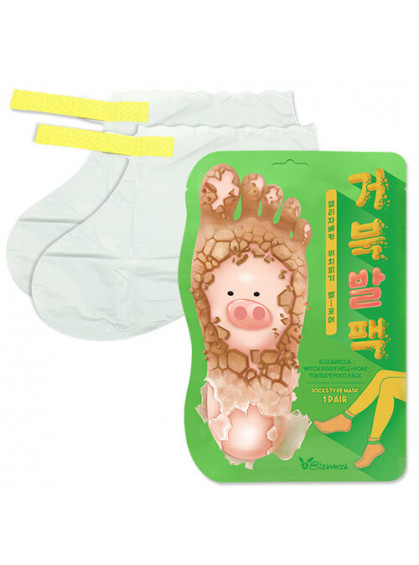 ПИЛИНГ - НОСОЧКИ WITCH PIGGY HELL PORE TURTLE'S FOOT PACK ELIZAVECCA 40g