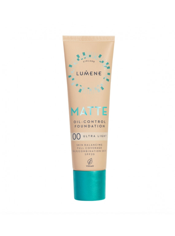 ТОНАЛЬНАЯ ОСНОВА MATTE OIL-CONTROL FOUNDATION SPF20 00 LUMENE 30ml