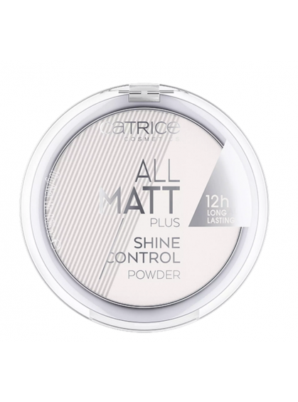 ПУДРА ДЛЯ ЛИЦА МАТИРУЮЩАЯ ALL MATT PLUS SHINE CONTROL POWDER 001 CATRICE 10g