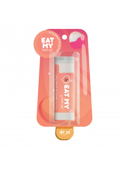 БАЛЬЗАМ ДЛЯ ГУБ СОЧНЫЙ ПЕРСИК-ЛИЧИ EAT MY 4,8g БАЛЬЗАМ ДЛЯ ГУБ СОЧНЫЙ ПЕРСИК-ЛИЧИ EAT MY 4,8g
