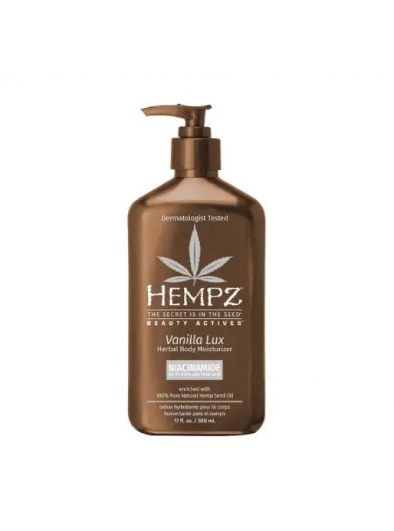 МОЛОЧКО ДЛЯ ТЕЛА УВЛАЖНЯЮЩЕЕ VANILLA LUX HEMPZ 500ml