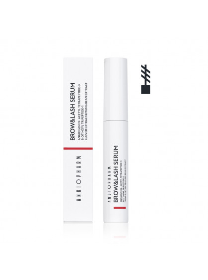 СЫВОРОТКА ДЛЯ РОСТА БРОВЕЙ И РЕСНИЦ (щеточка) ANGIOPHARM 6ml