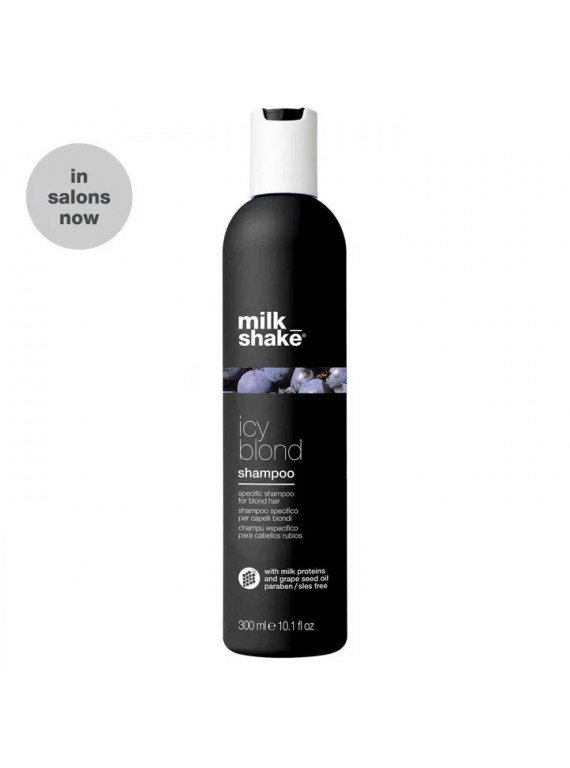ШАМПУНЬ С ЧЕРНЫМ ПИГМЕНТОМ ДЛЯ ОСВЕТЛЕННЫХ ВОЛОС MILK SHAKE 300ml
