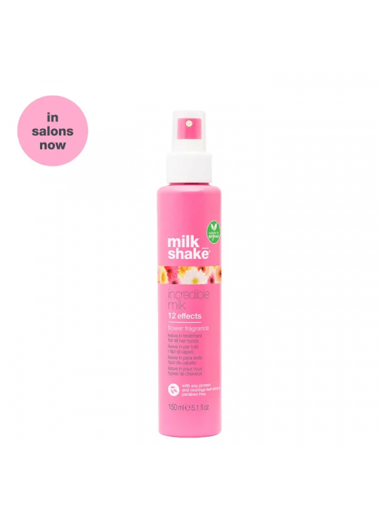 МОЛОЧКО УВЛАЖНЯЮЩЕЕ ДЛЯ ВСЕХ ТИПОВ ВОЛОС С АРОМАТОМ ЦВЕТОВ MILK SHAKE 150ml