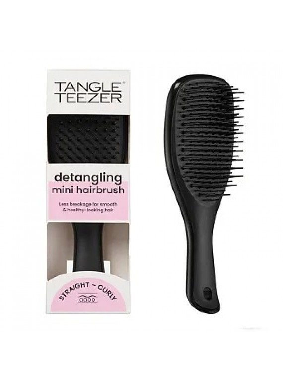 РАСЧЕСКА ДЛЯ ВОЛОС THE ULTIMATE DETANGLER MINI LIQUORICE BLACK TANGLE TEEZER