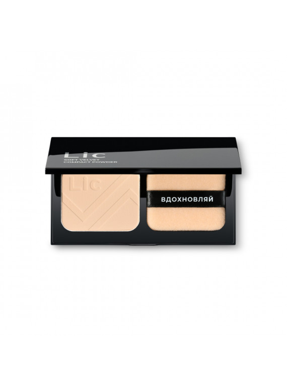ПУДРА ДЛЯ ЛИЦА КОМПАКТНАЯ SOFT VELVET 01N LIC 9g