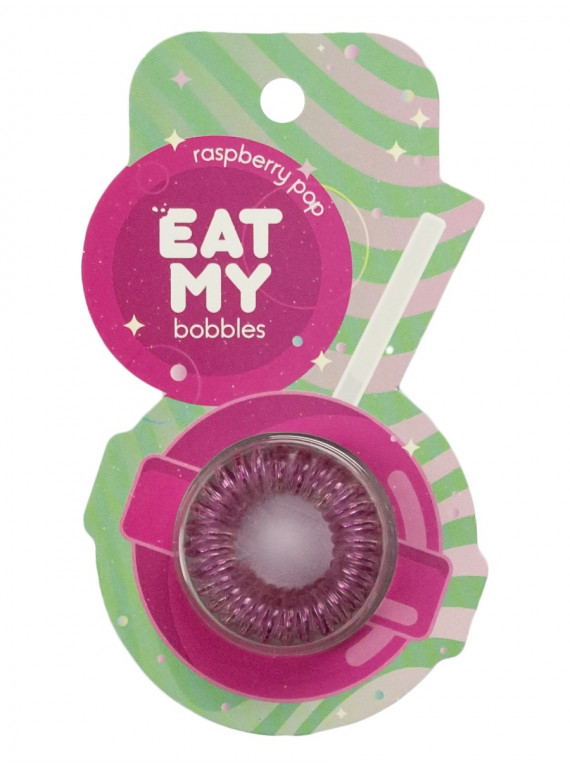 РЕЗИНКИ ДЛЯ ВОЛОС МАЛИНОВЫЙ ЛЕДЕНЕЦ EAT MY 3pcs