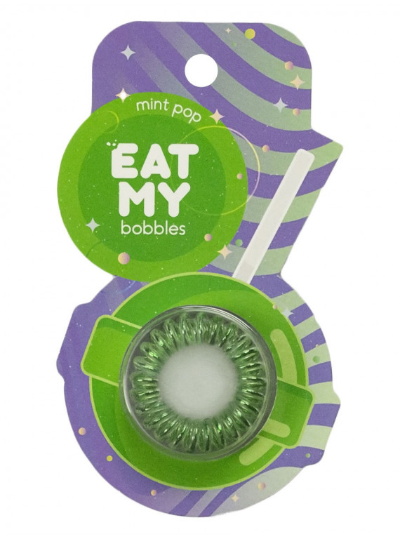 РЕЗИНКИ ДЛЯ ВОЛОС МЯТНЫЙ ЛЕДЕНЕЦ EAT MY 3pcs