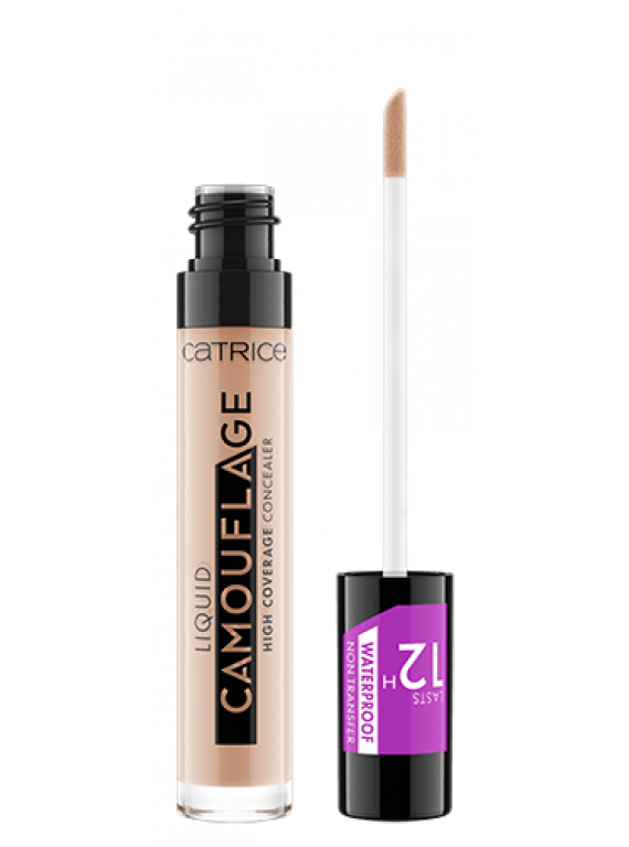 КОНСИЛЕР ДЛЯ ЛИЦА LIQUID CAMOUFLAGE 020 LIGHT BEIGE CATRICE 5ml