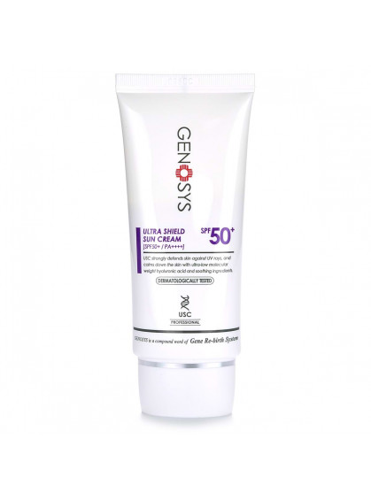 КРЕМ С СОЛНЦЕЗАЩИТОЙ ULTRA SHIELD CUN CREAM SPF50+ PA++++ GENOSYS 50ml КРЕМ С СОЛНЦЕЗАЩИТОЙ ULTRA SHIELD CUN CREAM SPF50+ PA++++ GENOSYS 50ml