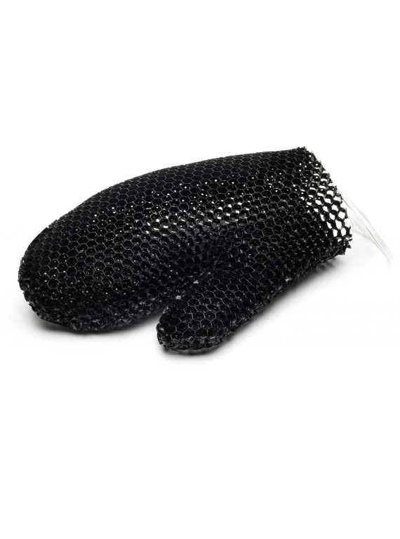 МОЧАЛКА РУКАВИЧКА ДЛЯ ВАННЫ И ДУША BATH MITT ЧЕРНАЯ SUPRACOR