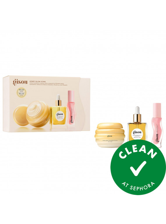 НАБОР ДЛЯ ГУБ И ВОЛОС HONEY GLOW ICONS GISOU