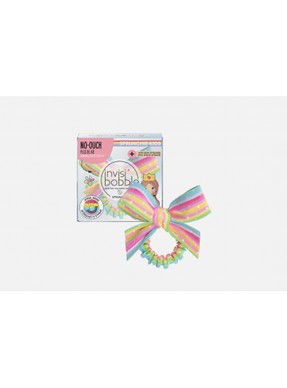 РЕЗИНКА ДЛЯ ВОЛОС SPRUNCHIE KIDS LET'S CHASE RAINBOWS INVISIBOBBLE РЕЗИНКА ДЛЯ ВОЛОС SPRUNCHIE KIDS LET'S CHASE RAINBOWS INVISIBOBBLE