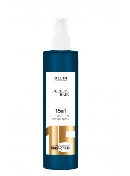 КРЕМ-СПРЕЙ ДЛЯ ВОЛОС НЕСМЫВАЕМЫЙ 15 В 1 OLLIN PROFESSIONAL 250ml