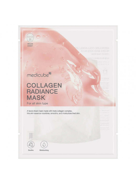 МАСКА ТКАНЕВАЯ COLLAGEN LIFTING MASK MEDICUBE 27g