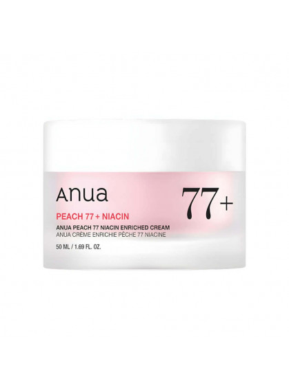 КРЕМ УКРЕПЛЯЮЩИЙ С НИАЦИНАМИДОМ PEACH 77+ NIACIN ANUA 50ml КРЕМ УКРЕПЛЯЮЩИЙ С НИАЦИНАМИДОМ PEACH 77+ NIACIN ANUA 50ml