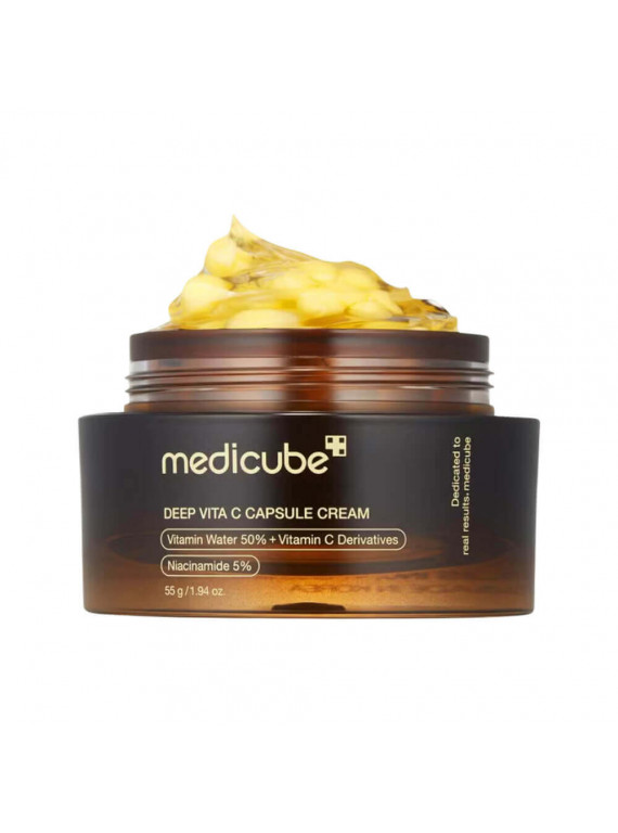 КРЕМ КАПСУЛЬНЫЙ ОСВЕТЛЯЮЩИЙ DEEP VITA C CAPSULE CREAM MEDICUBE 55g