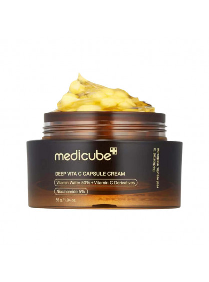 КРЕМ КАПСУЛЬНЫЙ ОСВЕТЛЯЮЩИЙ DEEP VITA C CAPSULE CREAM MEDICUBE 55g
