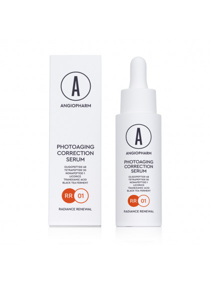 СЫВОРОТКА ДЛЯ КОРРЕКЦИИ ФОТОСТАРЕНИЯ ANGIOPHARM 30ml