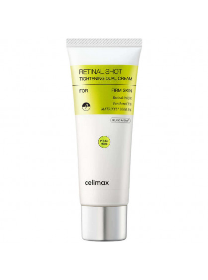 КРЕМ ДВОЙНОЙ С РЕТИНАЛЕМ И ПЕПТИДАМИ THE VITA-A RETINAL SHOT TIGHTENING DUAL CELIMAX 50ml
