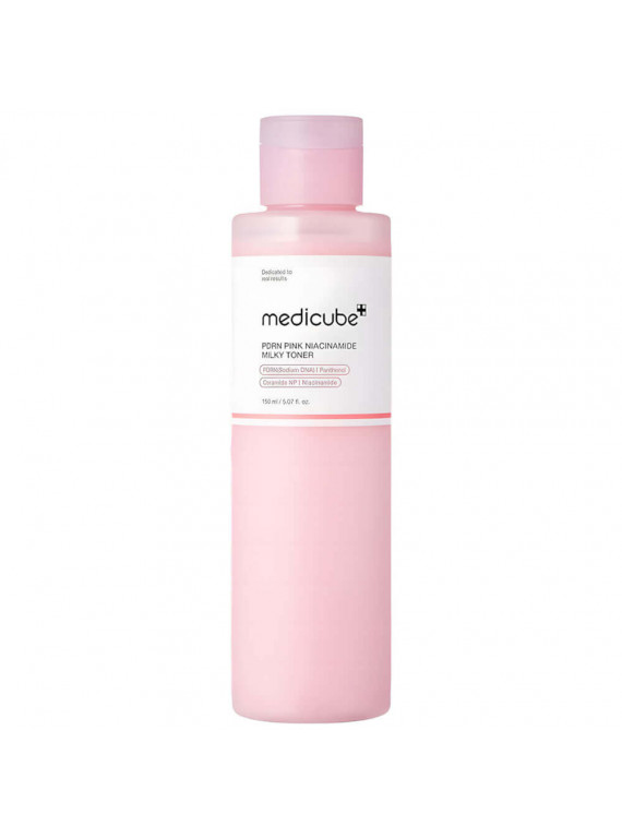 ТОНЕР МОЛОЧНЫЙ PDRN PINK NIACINAMIDE MILKY TONER MEDICUBE 150ml