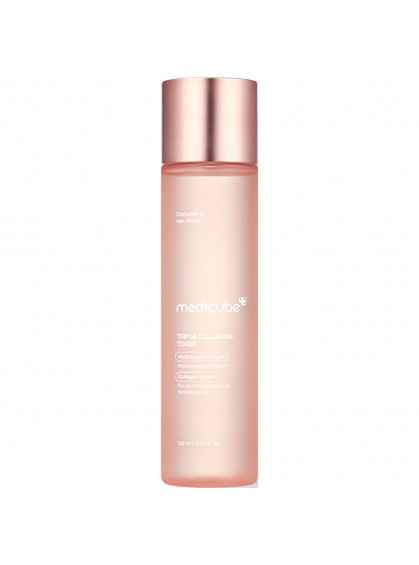 ТОНЕР ДЛЯ УПРУГОСТИ КОЖИ TRIPLE COLLAGEN TONER MEDICUBE 140ml