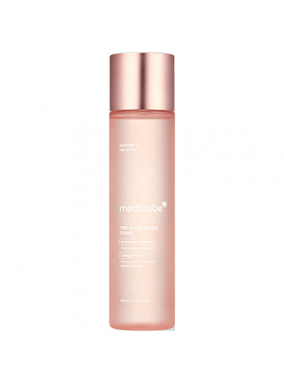 ТОНЕР ДЛЯ УПРУГОСТИ КОЖИ TRIPLE COLLAGEN TONER MEDICUBE 140ml