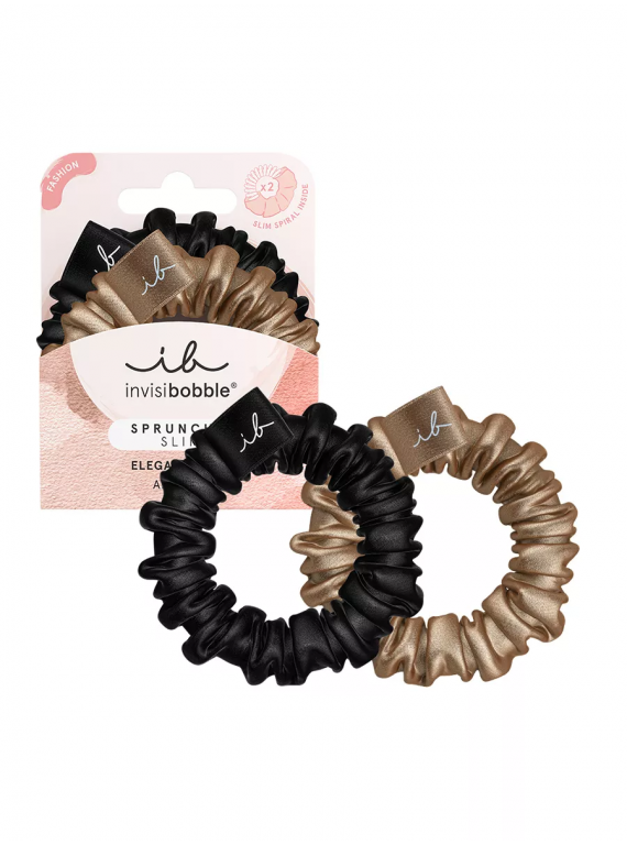 РЕЗИНКА-БРАСЛЕТ ДЛЯ ВОЛОС SPRUNCHIE TRUE GOLDEN INVISIBOBBLE 2pc