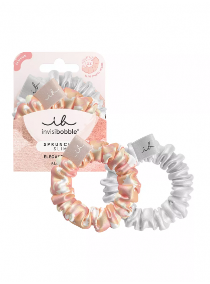 РЕЗИНКА-БРАСЛЕТ ДЛЯ ВОЛОС SPRUNCHIE BELLA CHROME INVISIBOBBLE 2pc