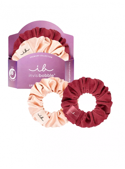 РЕЗИНКА-БРАСЛЕТ ДЛЯ ВОЛОС SPRUNCHIE SLIM PREMIUM YOU MAKE ME BLUSH INVISIBOBBLE 2pc РЕЗИНКА-БРАСЛЕТ ДЛЯ ВОЛОС SPRUNCHIE SLIM PREMIUM YOU MAKE ME BLUSH INVISIBOBBLE 2pc