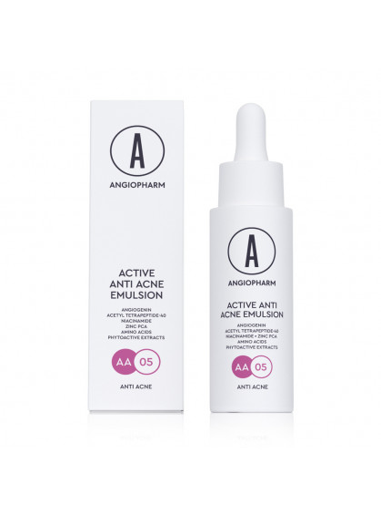 ЭМУЛЬСИЯ АКТИВНАЯ ДЛЯ ПРОБЛЕМНОЙ КОЖИ ANGIOPHARM 30ml