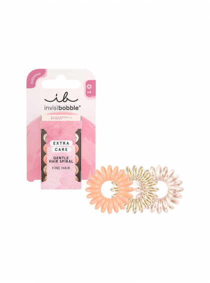 РЕЗИНКА-БРАСЛЕТ ДЛЯ ВОЛОС EXTRA CARE DELICATE DUTIES INVISIBOBBLE 6pc РЕЗИНКА-БРАСЛЕТ ДЛЯ ВОЛОС EXTRA CARE DELICATE DUTIES INVISIBOBBLE 6pc