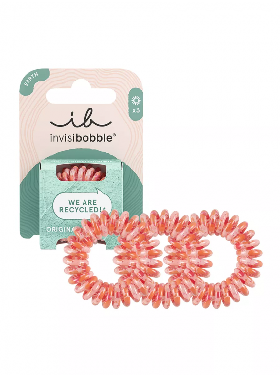 РЕЗИНКА-БРАСЛЕТ ДЛЯ ВОЛОС ORIGINAL EARTH SAVE IT OR WASTE IT INVISIBOBBLE 3pc