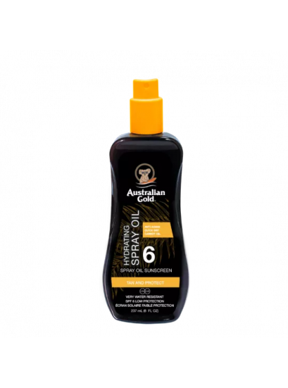 СПРЕЙ-МАСЛО СОЛНЦЕЗАЩИТНОЕ SPF6 VERY WATER RESISTANT AUSTRALIAN GOLD 237ml СПРЕЙ-МАСЛО СОЛНЦЕЗАЩИТНОЕ SPF6 VERY WATER RESISTANT AUSTRALIAN GOLD 237ml