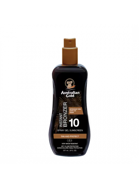 СПРЕЙ-ГЕЛЬ СОЛНЦЕЗАЩИТНЫЙ ВОДОСТОЙКИЙ SPF10 TAN AND PROTECT AUSTRALIAN GOLD 237ml