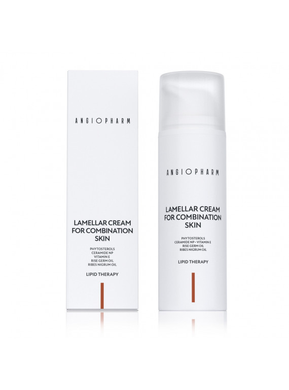 КРЕМ ЛАМЕЛЛЯРНЫЙ ДЛЯ КОМБИНИРОВАННОЙ КОЖИ ANGIOPHARM 50ml