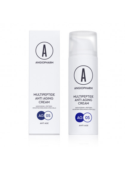 КРЕМ МУЛЬТИПЕПТИДНЫЙ ОМОЛАЖИВАЮЩИЙ ANGIOPHARM 50ml КРЕМ МУЛЬТИПЕПТИДНЫЙ ОМОЛАЖИВАЮЩИЙ ANGIOPHARM 50ml