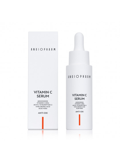 СЫВОРОТКА С ВИТАМИНОМ С 10% ANGIOPHARM 30ml СЫВОРОТКА С ВИТАМИНОМ С 10% ANGIOPHARM 30ml