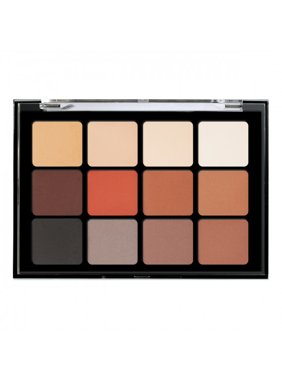 ТЕНИ ДЛЯ ВЕК МАТОВЫЕ 12 ЦВЕТОВ 01 NEUTRAL MATTE VISEART 24g