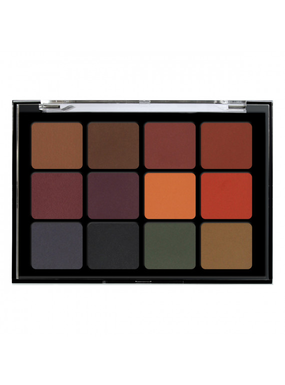 ТЕНИ ДЛЯ ВЕК МАТОВЫЕ 12 ЦВЕТОВ 04 DARK MATTE VISEART 24g