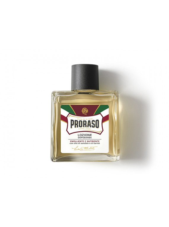 ЛОСЬОН ПОСЛЕ БРИТЬЯ ПИТАТЕЛЬНЫЙ С МАСЛОМ САНДАЛА И МАСЛОМ ШИ PRORASO 100ml