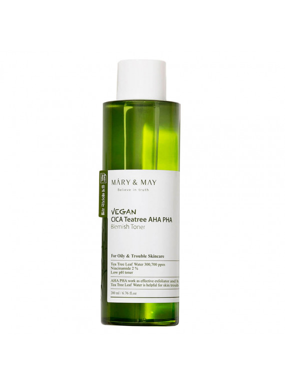 ТОНЕР УСПОКАИВАЮЩИЙ С ЭКСТРАКТОМ ЦЕНТЕЛЛЫ АЗИАТСКОЙ MARY & MAY 200ml