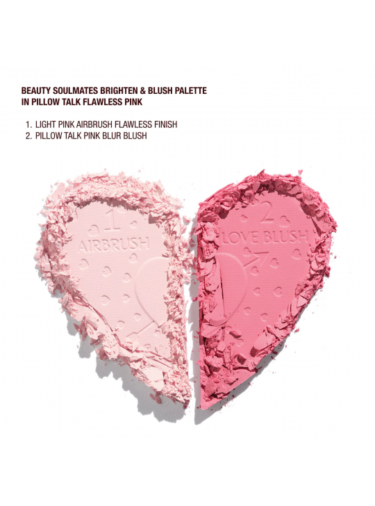 ПАЛЕТКА ДЛЯ ЛИЦА ПУДРА И РУМЯНА PILLOW TALK FLAWLESS PINK CHARLOTTE TILBURY