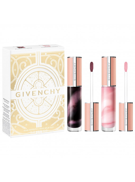 НАБОР ПОМАД-БАЛЬЗАМОВ ROSE PERFECTO LIQUID BALM DUO 001 & 011 GIVENCHY
